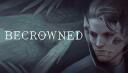 Discovery splash banner for BECROWNED GAME Discord server