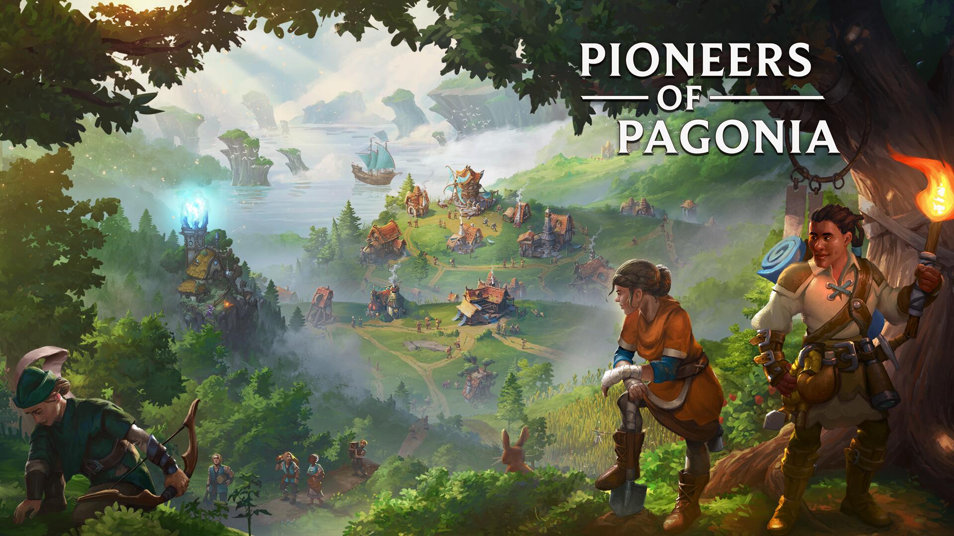 Discovery splash banner for Pioneers of Pagonia Discord server