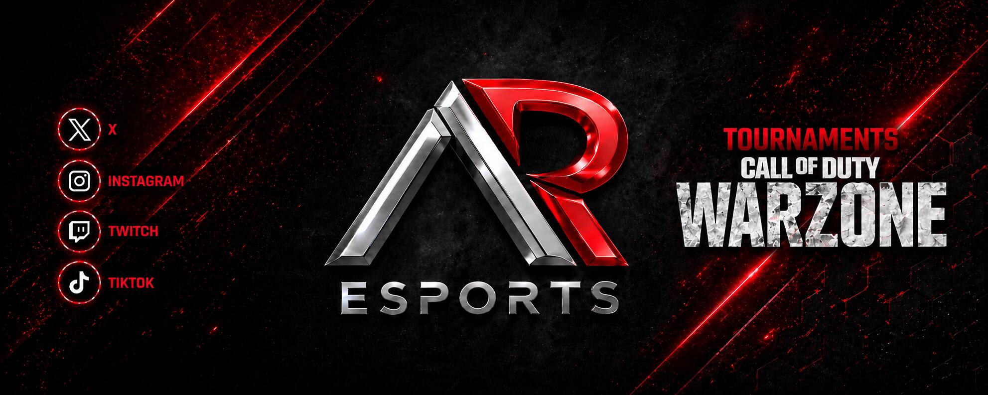Discovery splash banner for AR ESPORTS Discord server