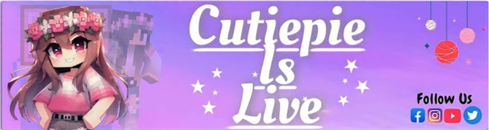Discovery splash banner for Cutiepie Is Live Discord server