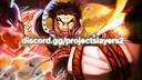 Discovery splash banner for Project Slayers 2 Discord server