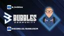 Discovery splash banner for Bubbles Community Discord server