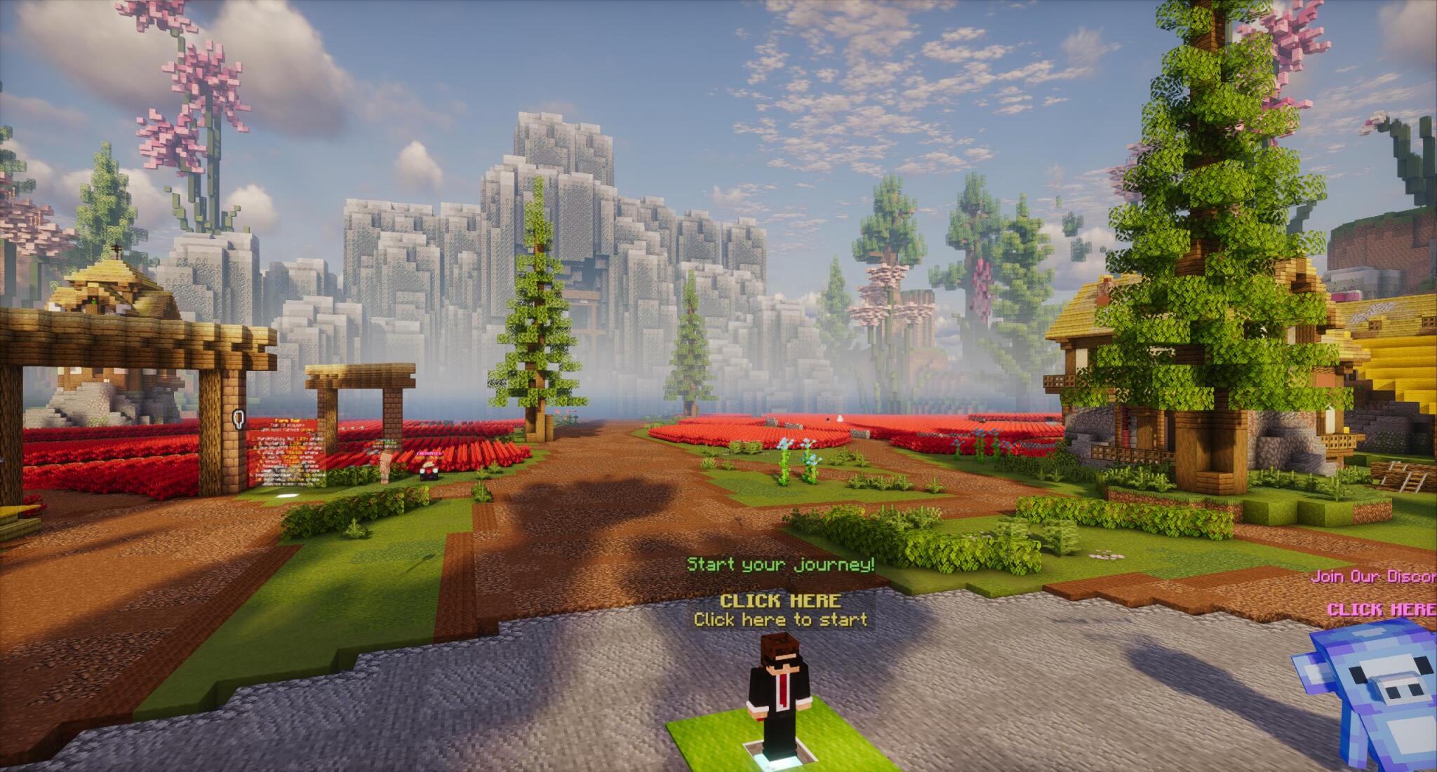 Discovery splash banner for FlowerRealms Discord server