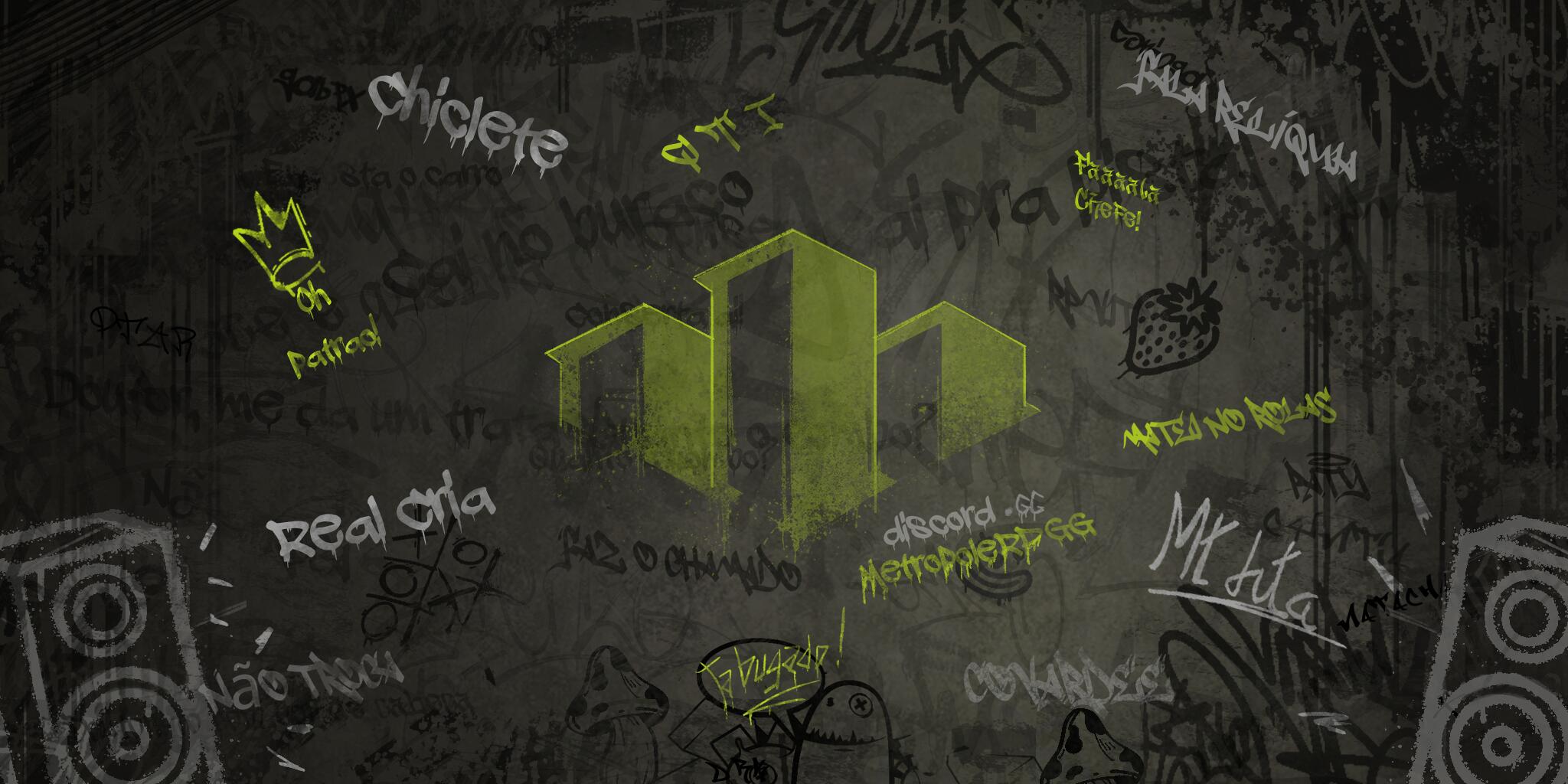 Discovery splash banner for Metrópole Discord server