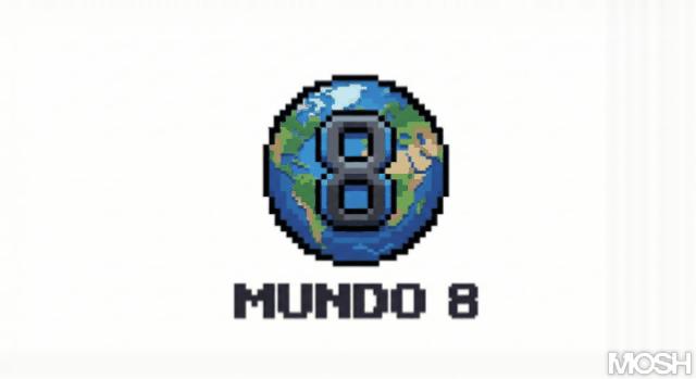 Discovery splash banner for Mundo 8 Discord server