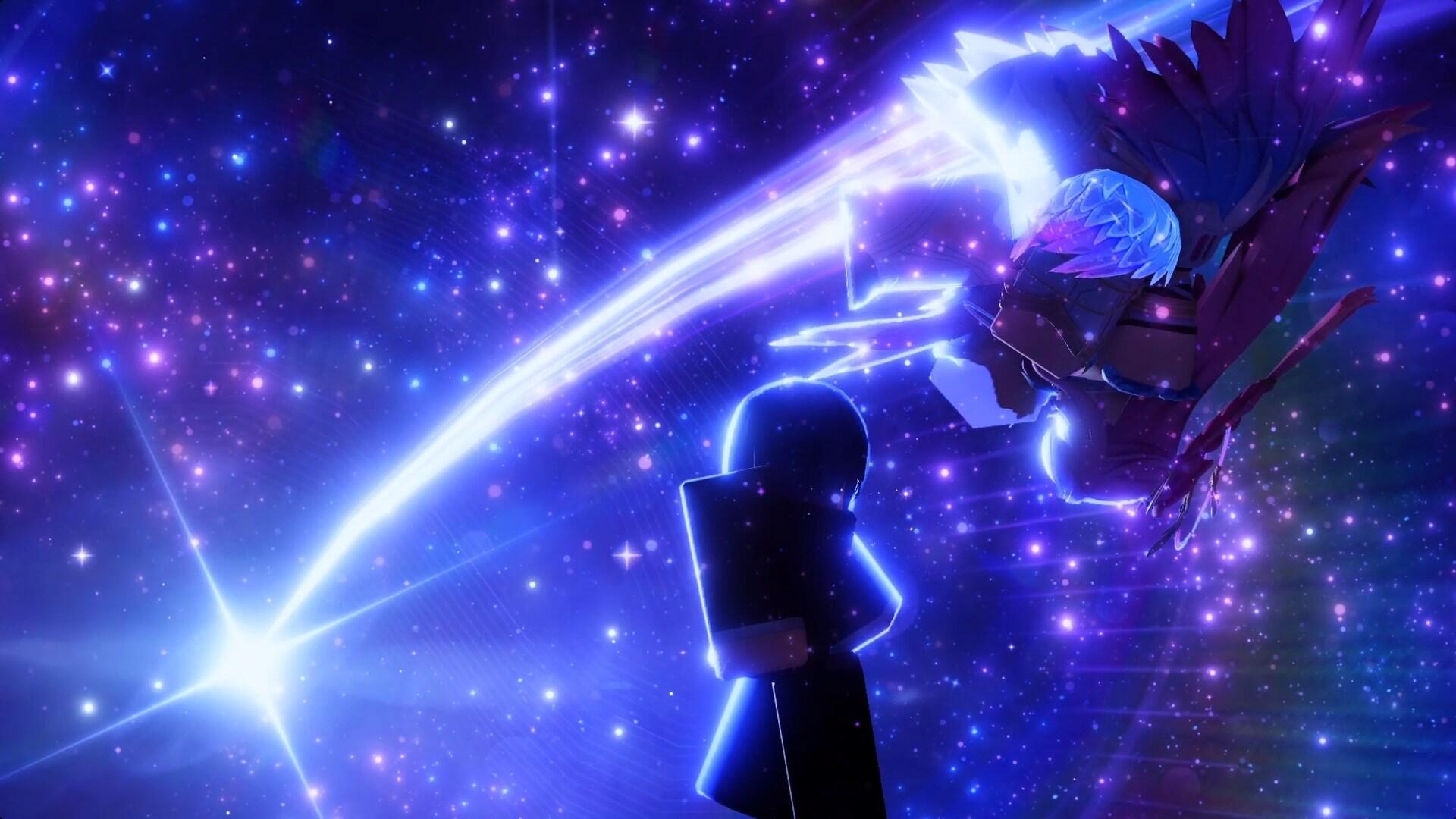 Discovery splash banner for Anime Vanguards Discord server