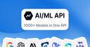 Discovery splash banner for AI/ML API Discord server