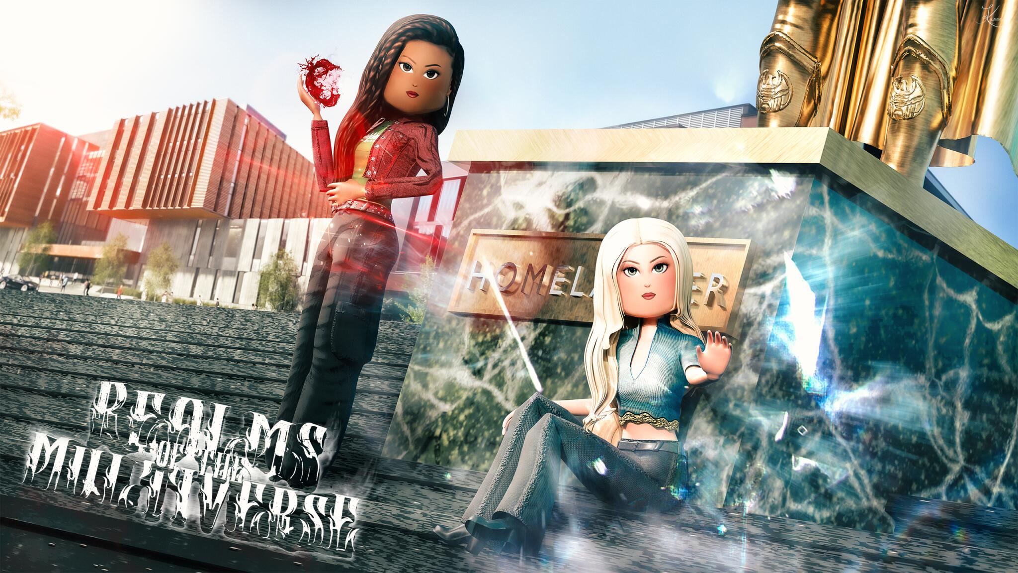 Discovery splash banner for Realms of The Multiverse Discord server
