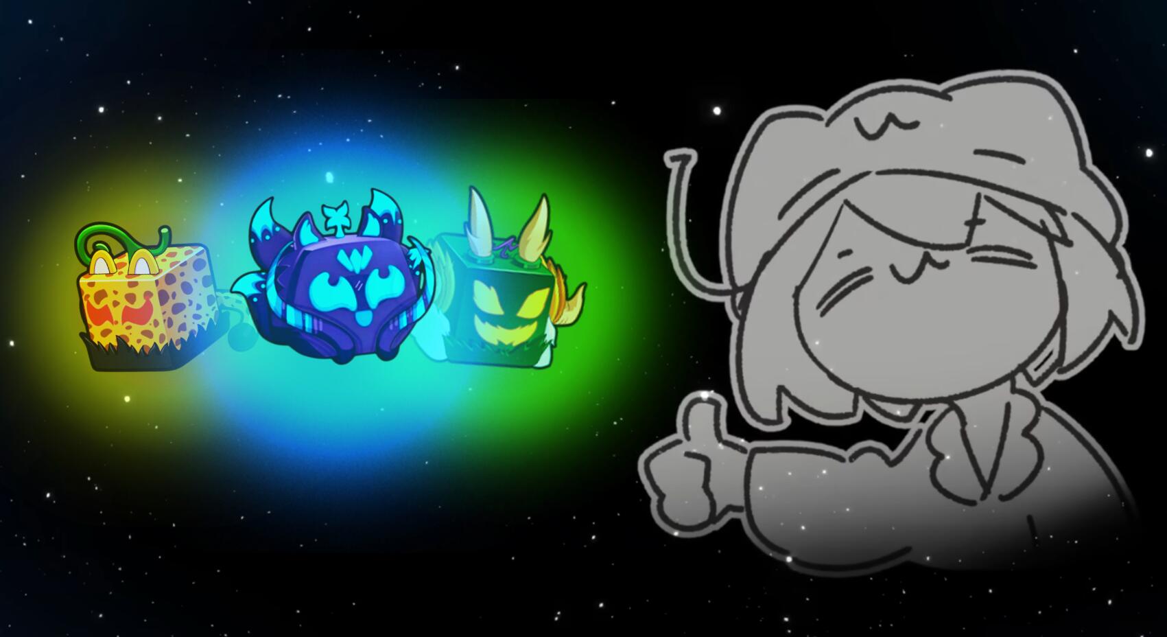 Discovery splash banner for Blox Fruits Crew Server Discord server