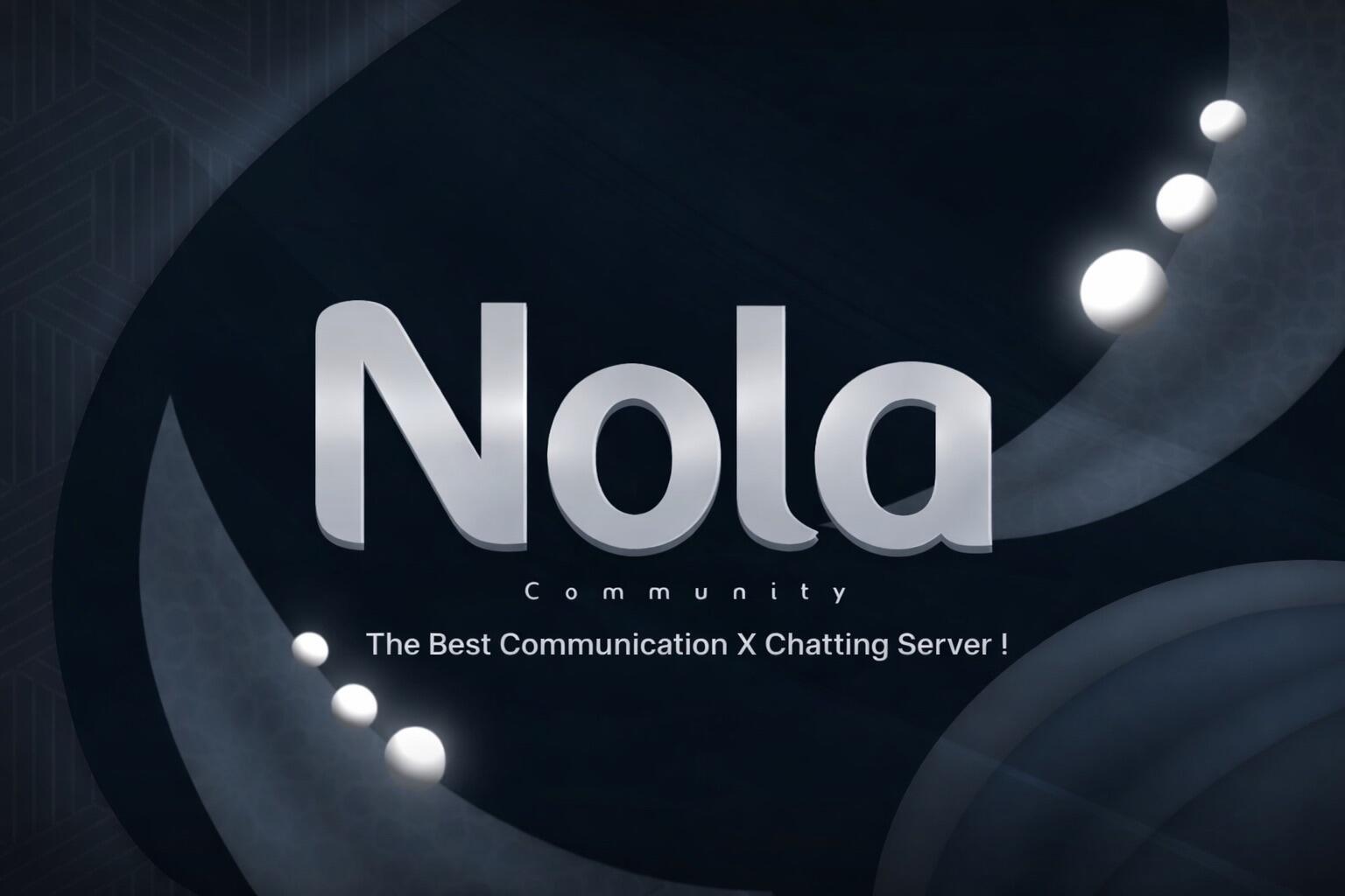 Discovery splash banner for Nola Discord server