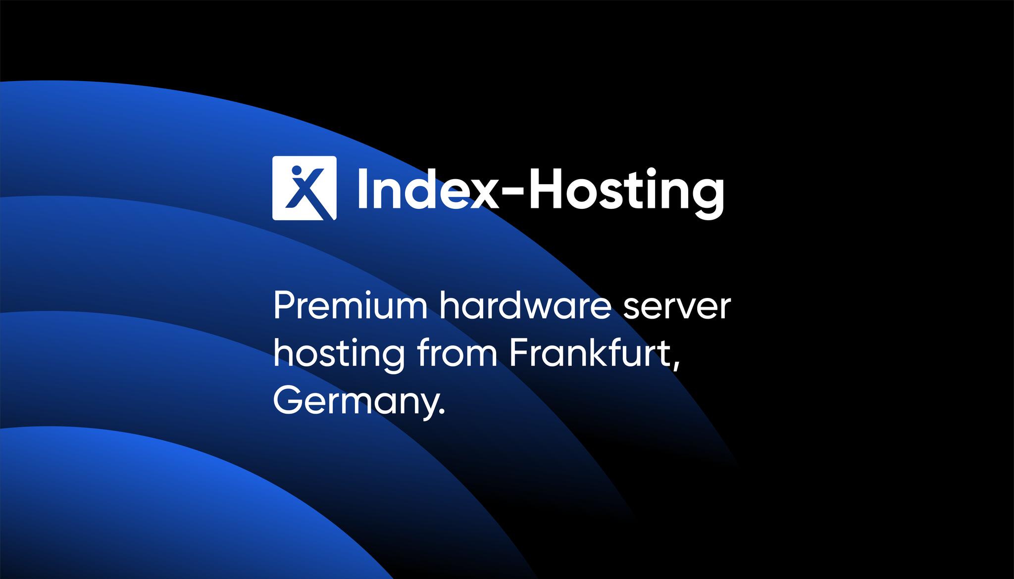 Discovery splash banner for INDEX-HOSTING Discord server