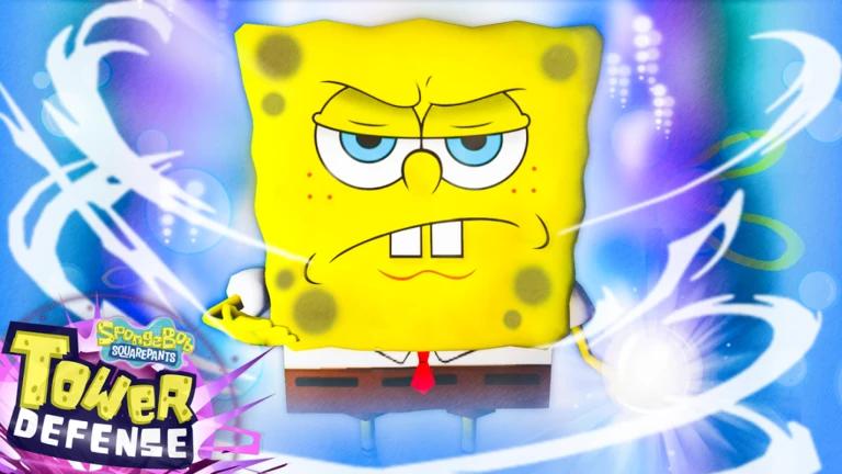 Discovery splash banner for SpongeBob Tower Defense Trading Discord server
