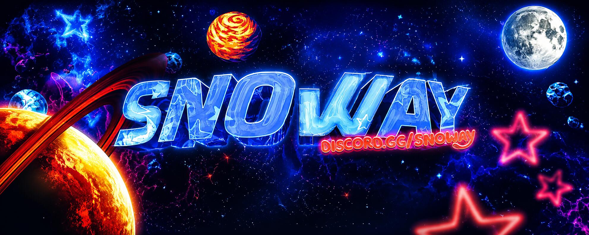 Discovery splash banner for Snoway Bots 🪐 Discord server