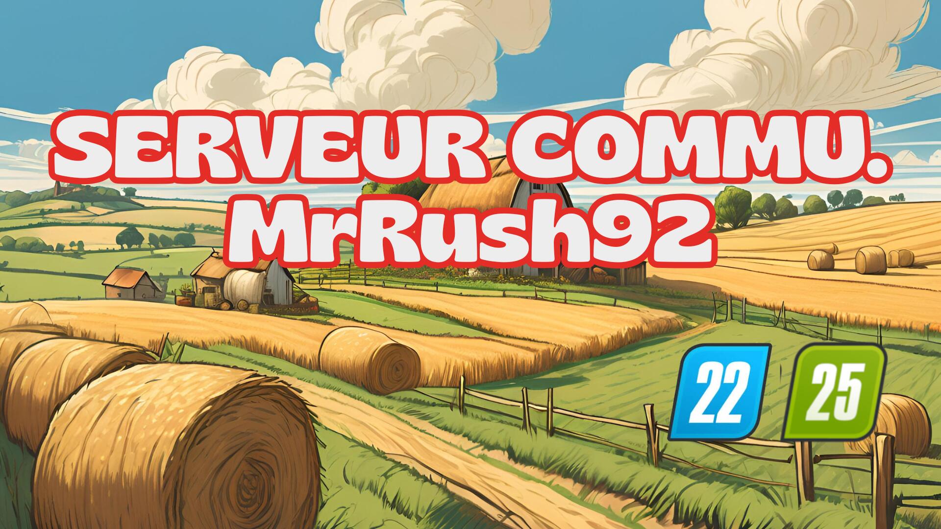 Discovery splash banner for 🌾 Serveur commu. de MrRush92 Discord server