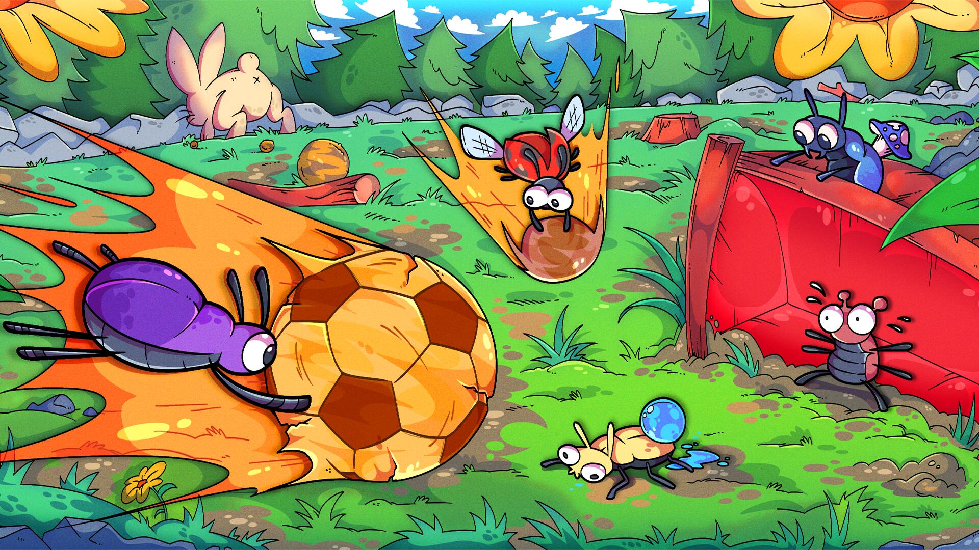 Discovery splash banner for Beetleball 🐞⚽ Discord server
