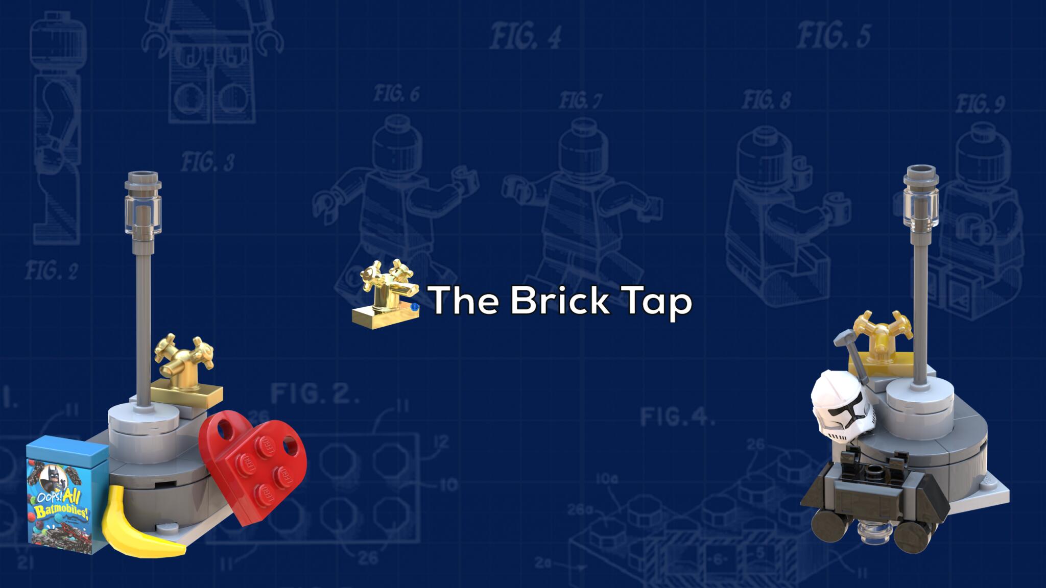 Discovery splash banner for The Brick Tap: LEGO News Discord server