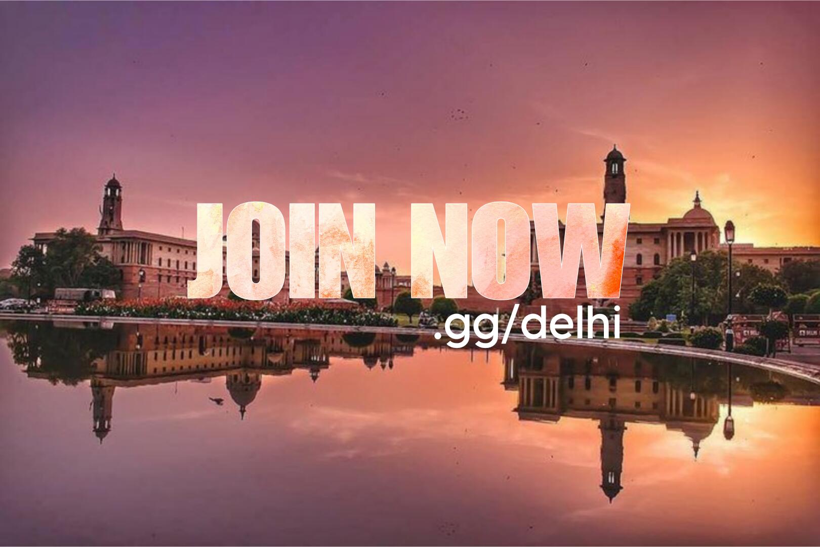 Discovery splash banner for Delhi NCR | Chilling • Indian • Community Discord server