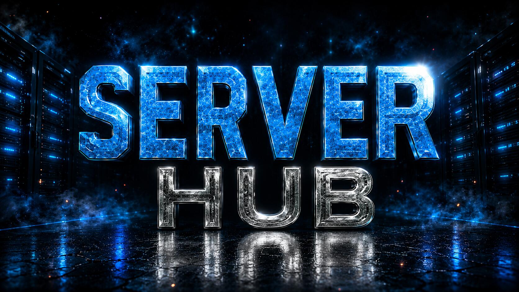 Discovery splash banner for Server Hub #3.7K Discord server