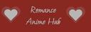 Discovery splash banner for Romance Anime Hub Discord server