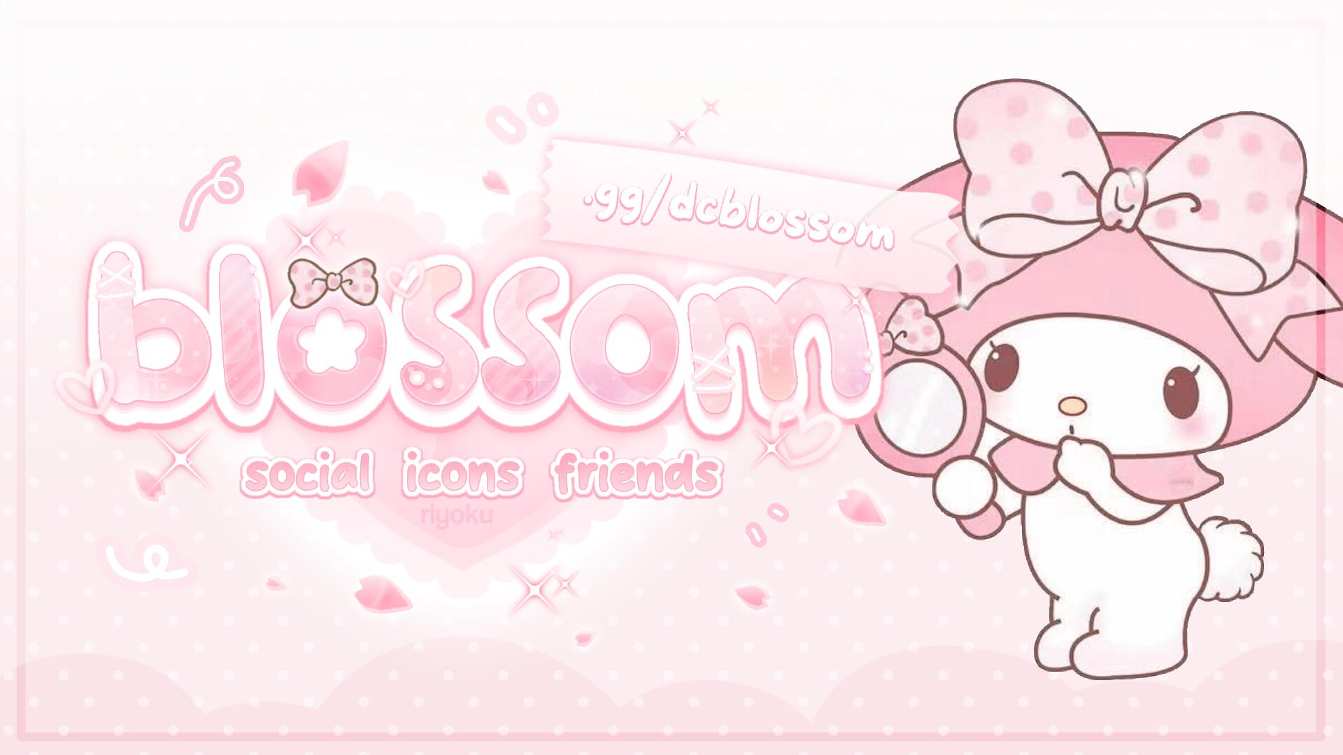 Discovery splash banner for blossom ❀ Discord server