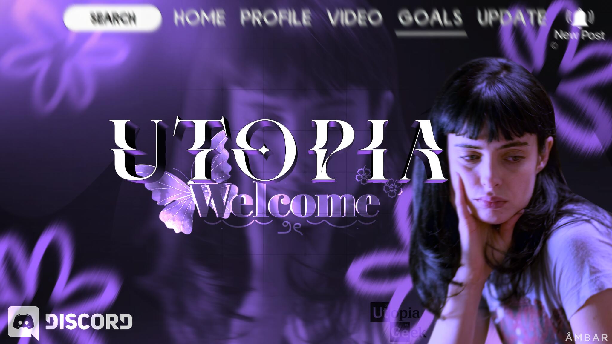 Discovery splash banner for 𝝑 𝑼𝒕𝒐𝒑𝒊𝒂 ৎ Geek Discord server
