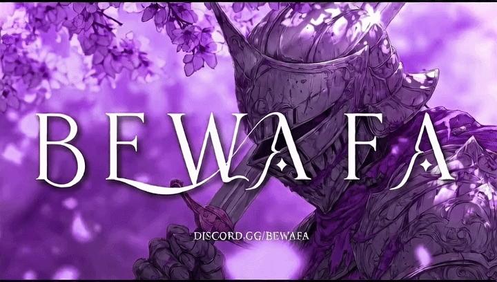 Discovery splash banner for 𐙚 Bewafa . Discord server