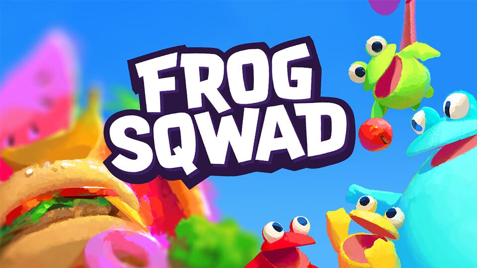 Discovery splash banner for Panic Stations // Frog Sqwad Discord server