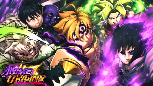 Discovery splash banner for Anime Origins Discord server