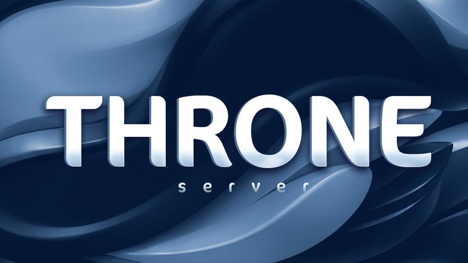 Discovery splash banner for Throne Discord server