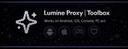 Discovery splash banner for Lumine Bedrock | Toolbox Discord server