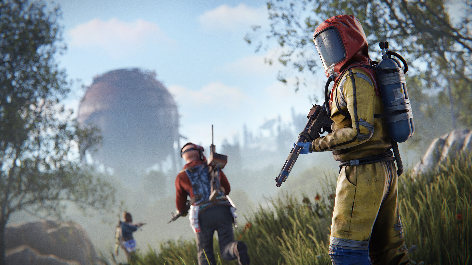 Discovery splash banner for Rust Groups - Rust LFG Community Discord server