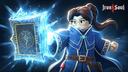 Discovery splash banner for Iron Soul: Dungeon | Roblox Discord server