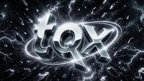 Discovery splash banner for .gg/tqx | user drops Discord server