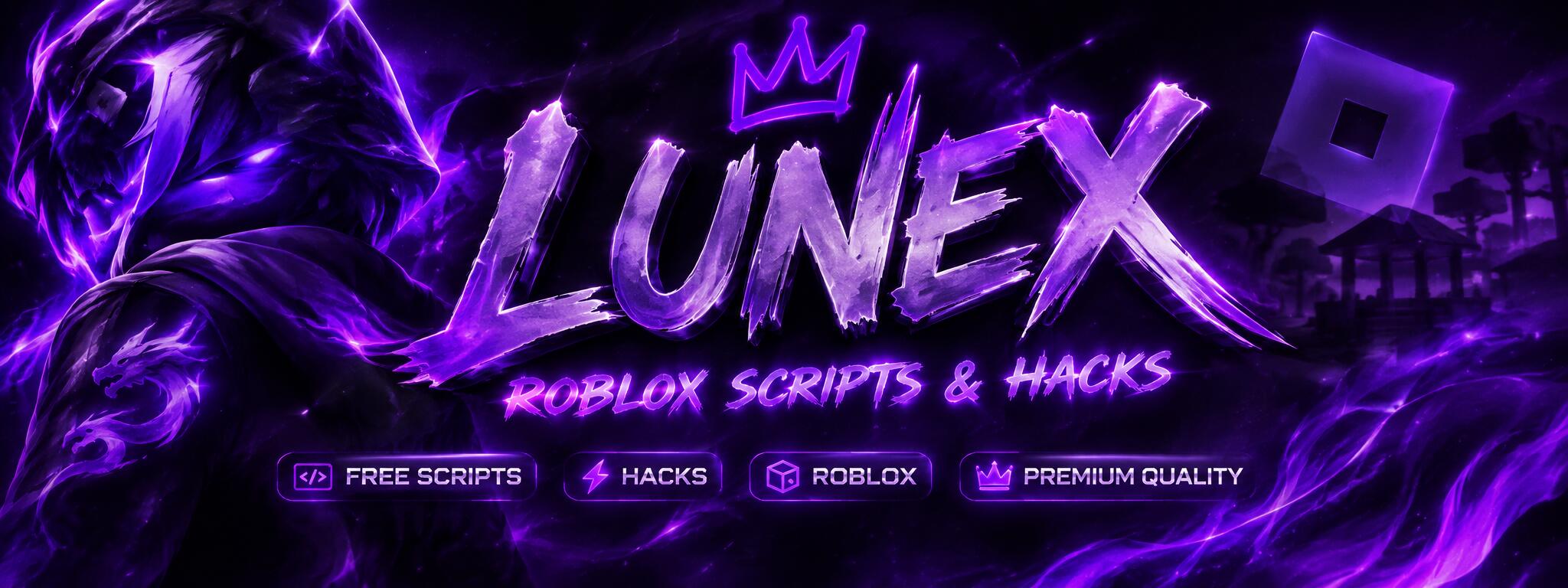 Discovery splash banner for lunex hack Discord server