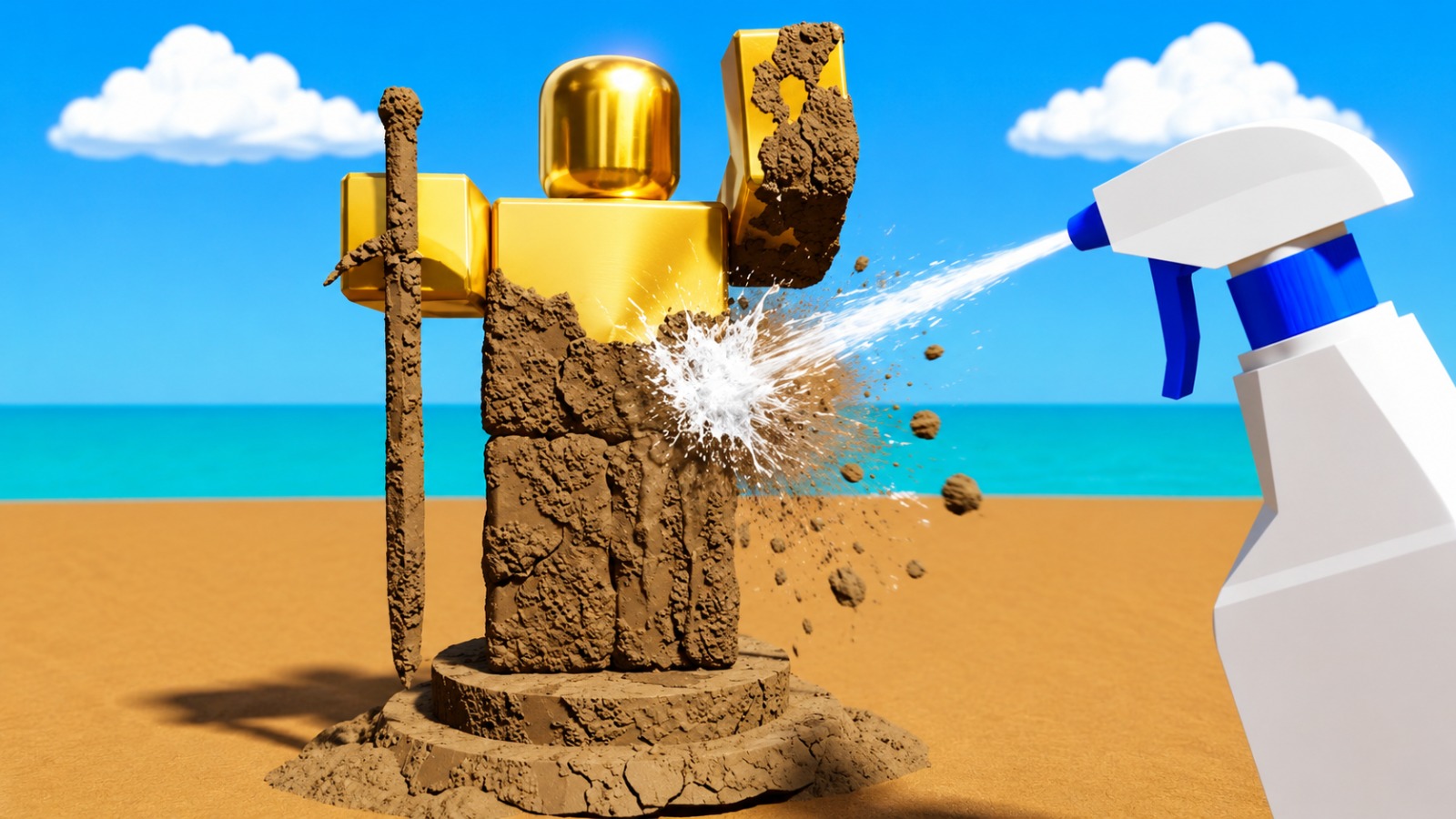 Discovery splash banner for Dig & Clean | Roblox Discord server