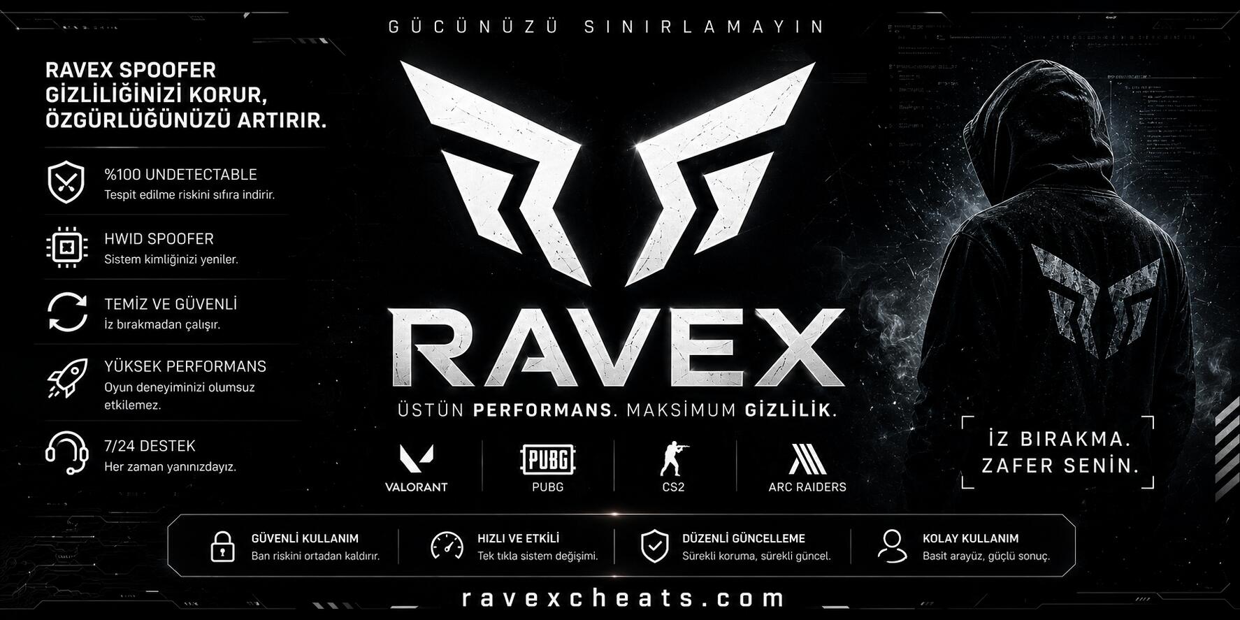 Discovery splash banner for Ravex Cheats Discord server