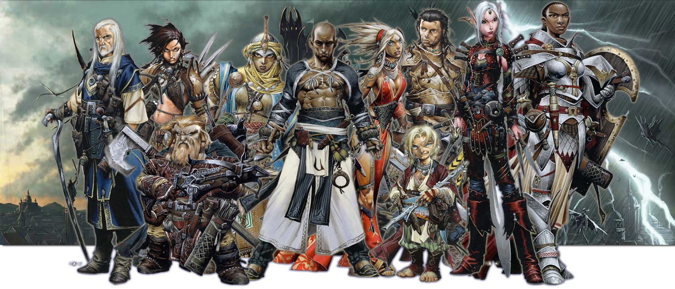 Discovery splash banner for Pathfinder RPG Discord server