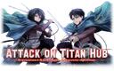Discovery splash banner for Attack on Titan Hub Discord server