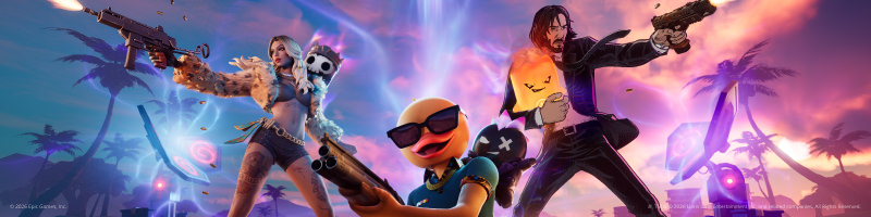 Discovery splash banner for Official Fortnite Discord server