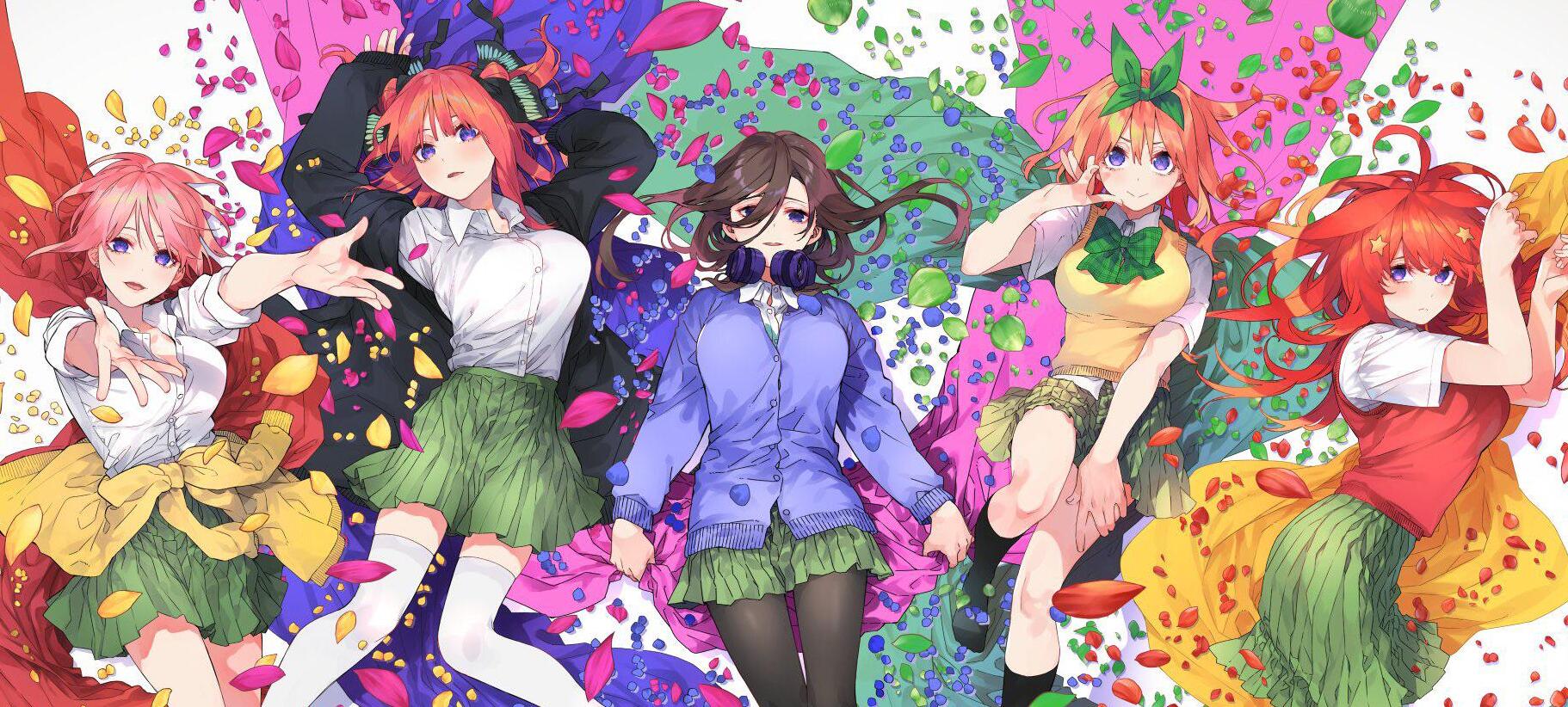 Discovery splash banner for 5Toubun no Hanayome Discord server