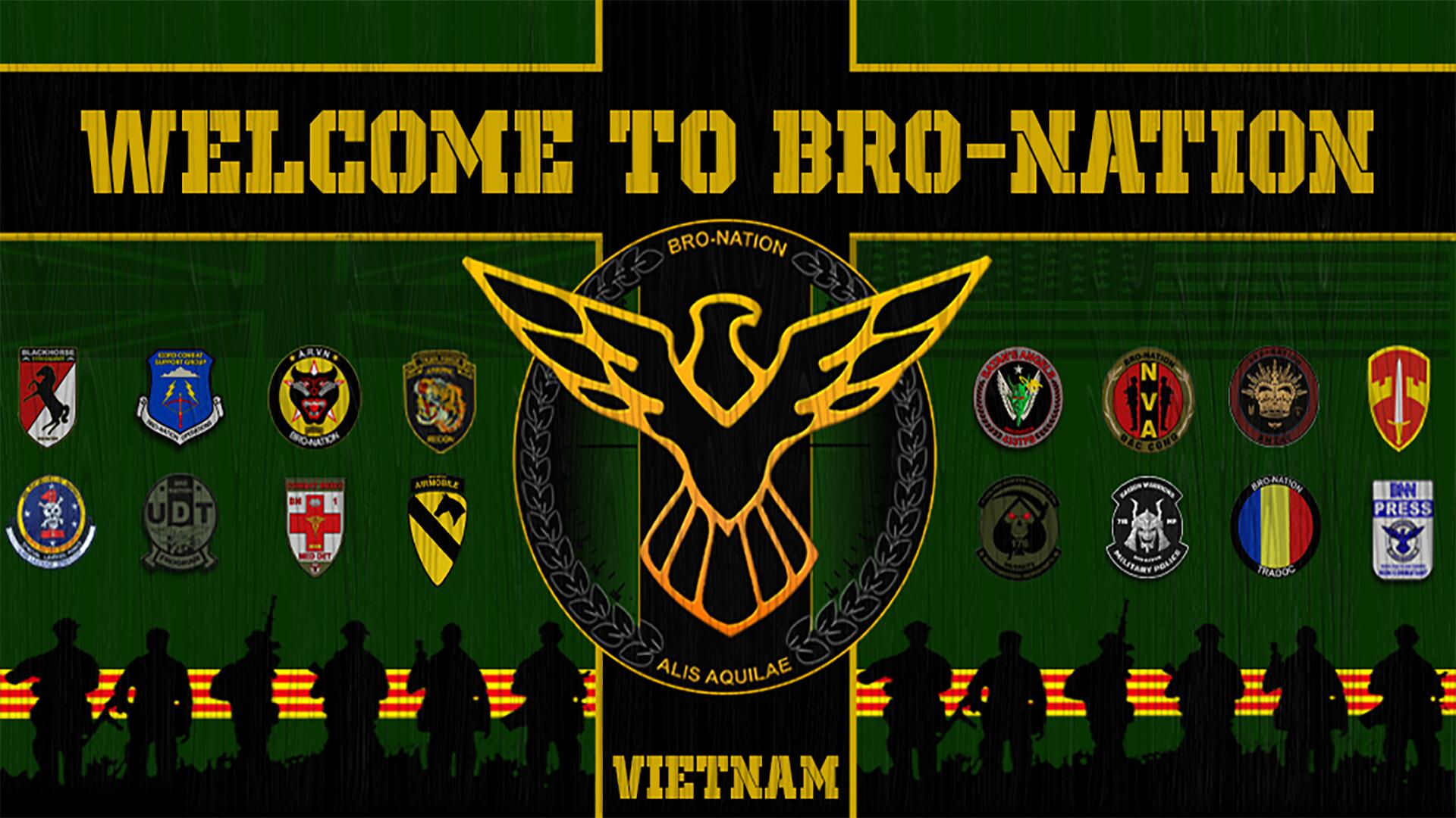Discovery splash banner for BRO-NATION Discord server