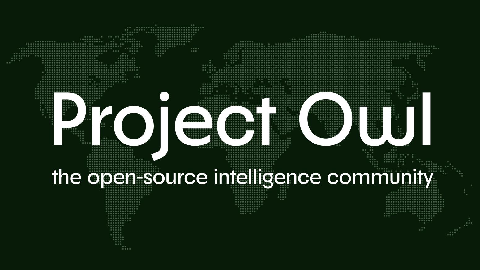 Discovery splash banner for Project Owl: The OSINT Community Discord server