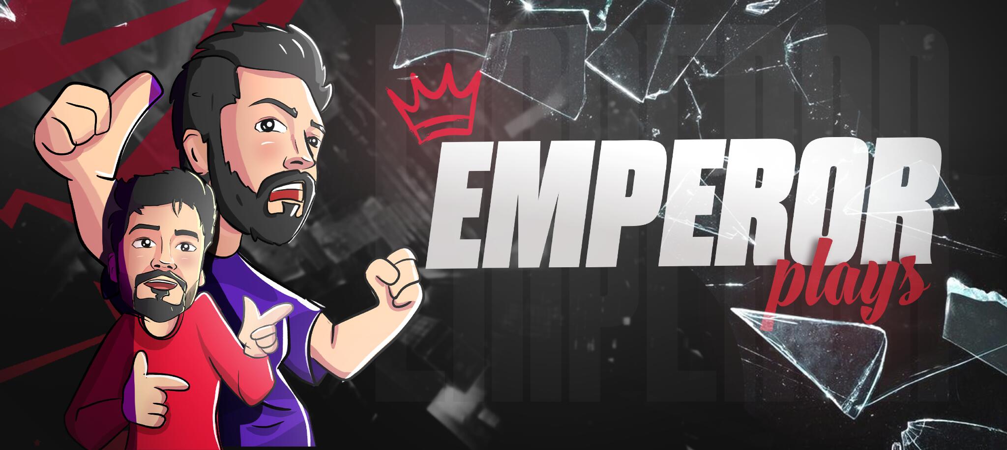 Discovery splash banner for Emperor Plays Discord server