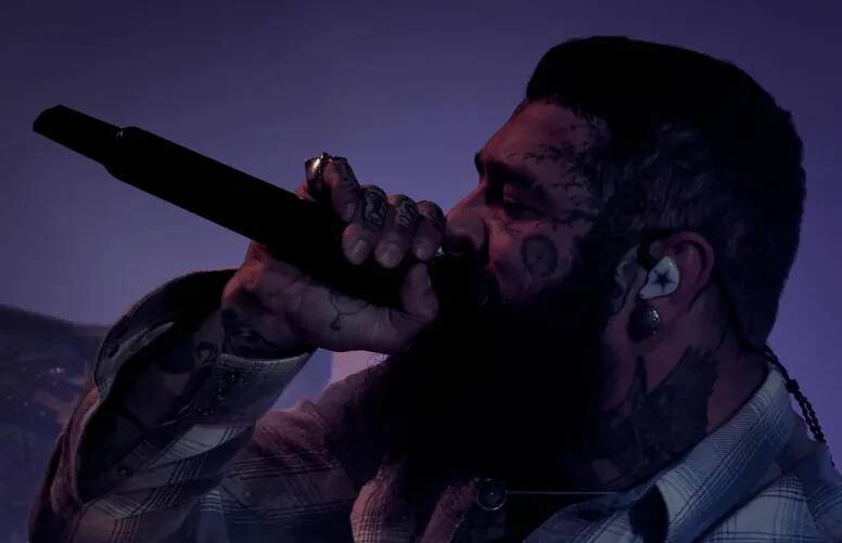 Discovery splash banner for Post Malone Discord server