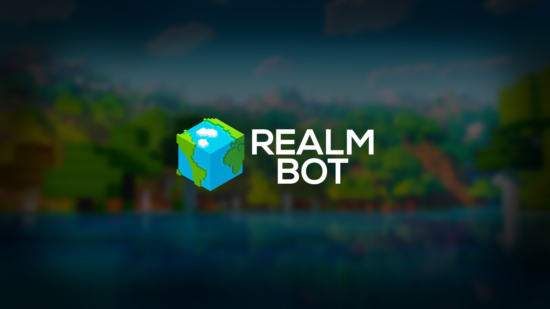 Discovery splash banner for Realm Bot Support Discord server