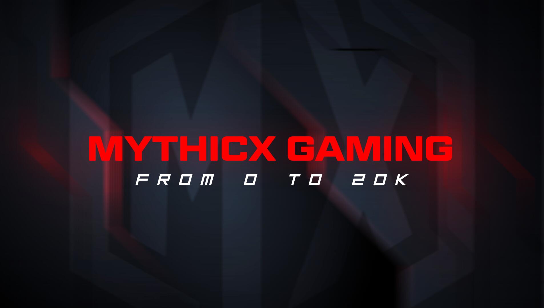 Discovery splash banner for MythicX Gaming Discord server