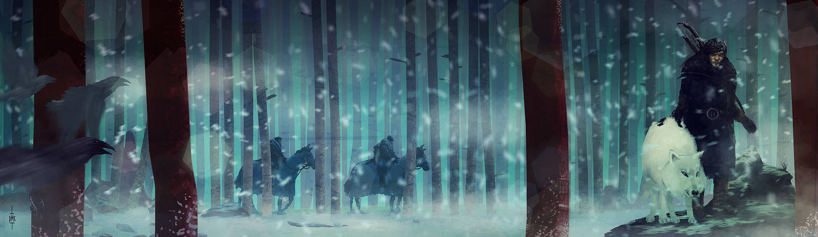 Discovery splash banner for PureASOIAF Discord server