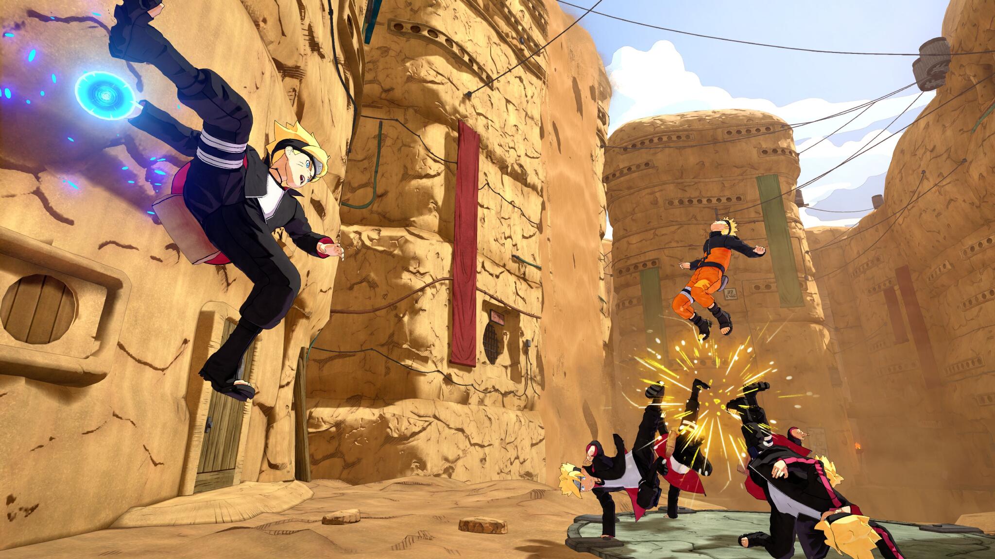 Discovery splash banner for Boruto Shinobi Striker Discord server