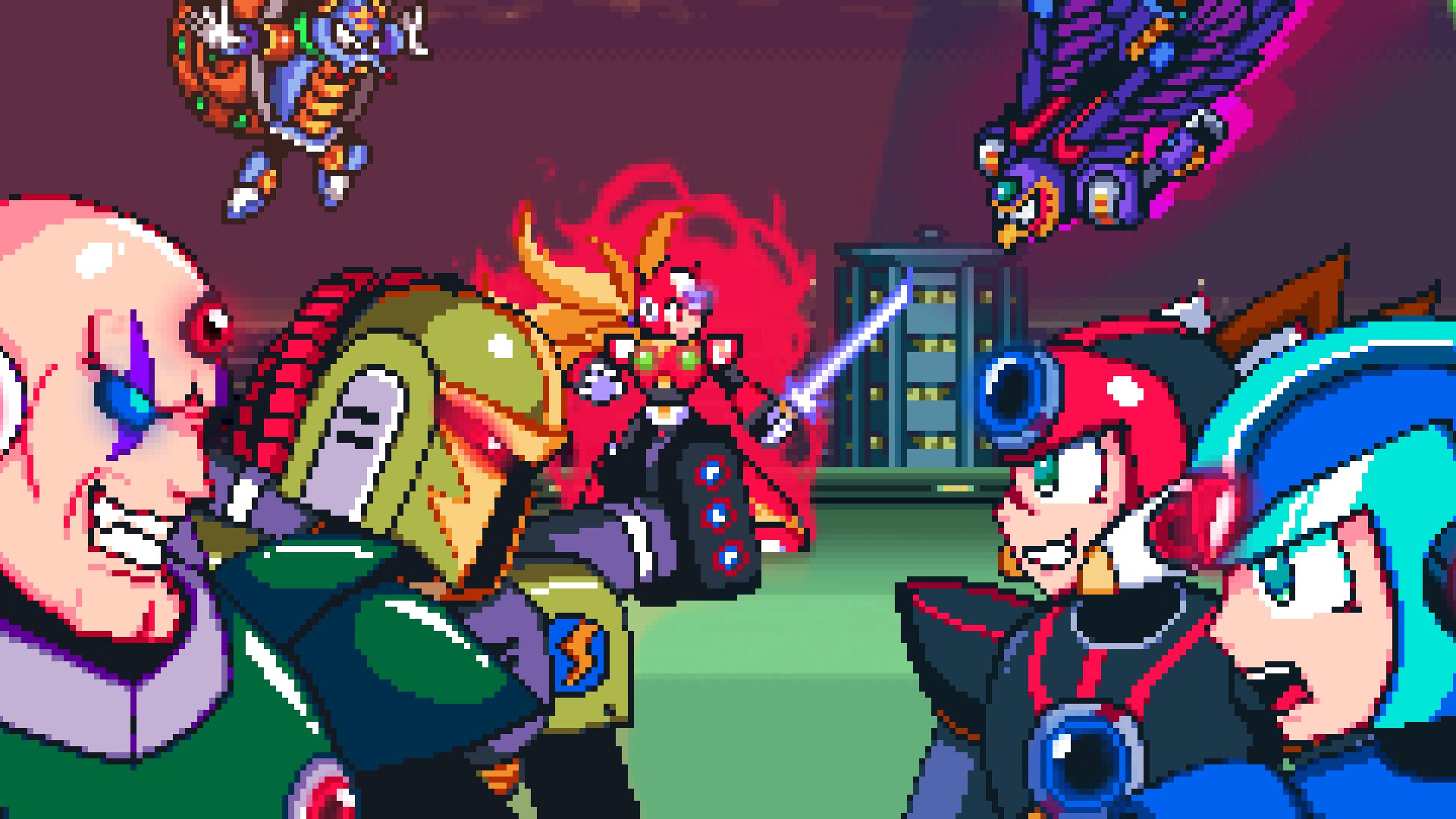 Discovery splash banner for Mega Man X Online: Deathmatch Discord server