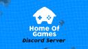 Discovery splash banner for HomeOfGames Discord server